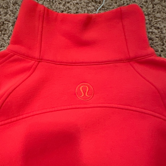 Lululemon Scuba oversized half-zip hoodie 
Carnation Red 
Size xs/s - Picture 5 of 6